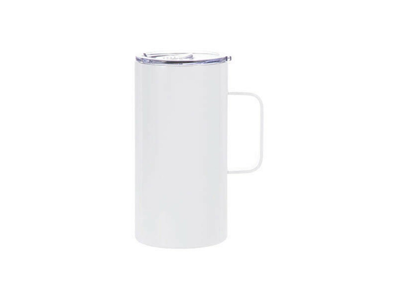Craft Express 4 Pack 20oz Stainless Steel Sublimation Handled Mugs with Slide Lids